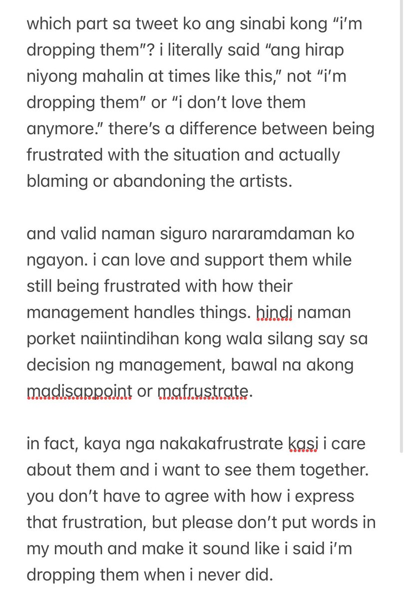 hzpinkk's tweet photo. @wilbertrosss since di na ako verified at hindi makapg unli tweet, tinype ko sa notes app. pakibasa at intindi🙂 https://t.co/SD0hq8k6E7