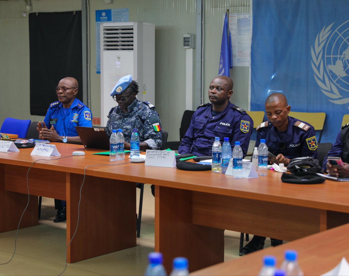 MONUSCO's tweet photo. À #Bunia et #Beni, Police, Justice et société civile se concertent avec l'appui de #UNPOL/#MONUSCO pour améliorer l'accès à la justice des victimes de violences sexuelles : meilleure coordination, protection des victimes et moyens renforcés.
🔗 https://t.co/CRoJSY9Aij https://t.co/WHIDMGLCJx