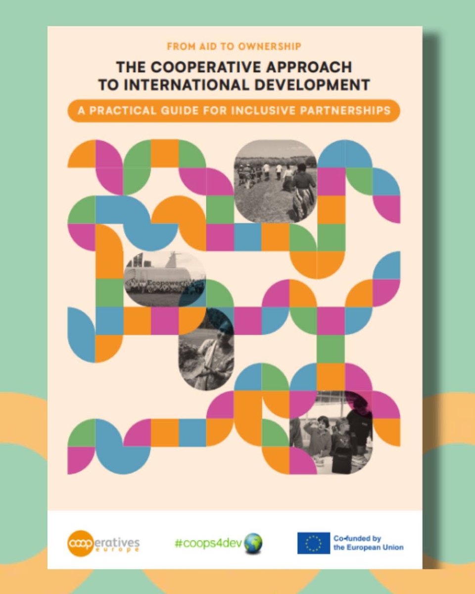 Coopsdetrabajo's tweet photo. 🌍¿Cómo llevar el enfoque cooperativo a la #cooperaciónaldesarrollo? 
“De la ayuda a la apropiación” es una guía práctica de @CoopsEurope para diseñar y desarrollar iniciativas que generen autonomía y capacidad de decisión. #COCETA ha participado en esta a través de  #coops4dev👇 https://t.co/rpnYoA93uq