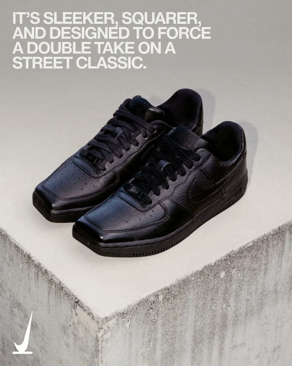 fullress's tweet photo. 【2027年 春 発売予定】
NIKE AIR FORCE 1 LOW SquAir Toe (ナイキ エア フォース 1 ロー スクエアトゥ)

https://t.co/91lOhU2kD6 https://t.co/1dAST1sohh