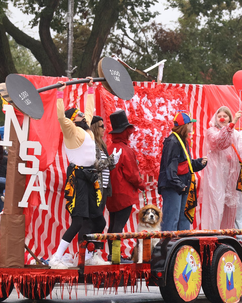 NWOSU's tweet photo. Pirates, strongmen, rock stars: we've seen it all on Downtown Alva Square. 🏴‍☠️ 

Float entries for the Northwestern Oklahoma State University Homecoming Parade close at noon Wednesday, Oct. 7. 

Go "Red, White &amp; Rowdy" and earn $200 just for competing. https://t.co/bY0X2M0c5l
