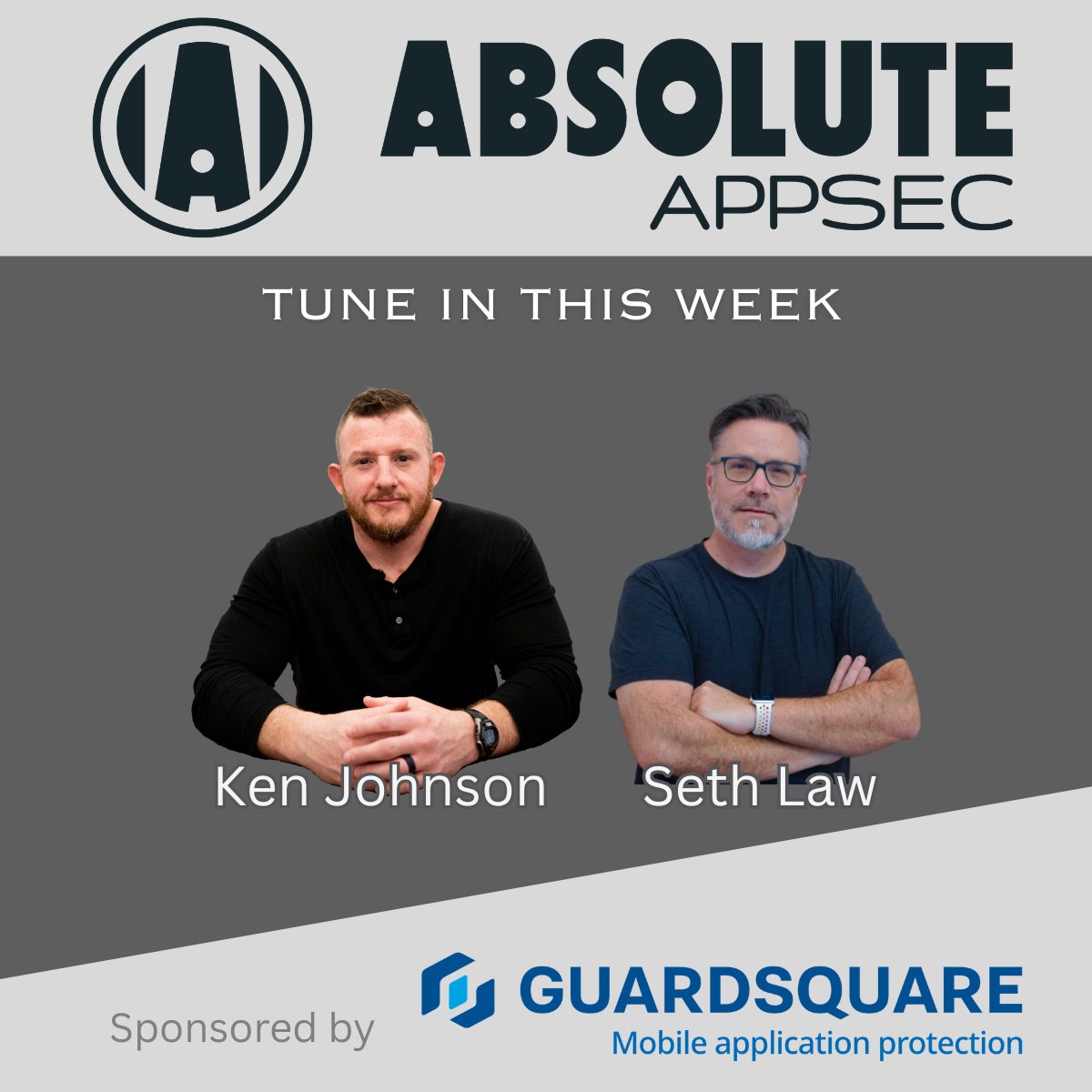absoluteappsec's tweet photo. Today's episode with Ron returning to the show is sponsored by @Guardsquare. Check them out if you're wondering how to secure your mobile applications. https://t.co/GXXJ9O2y2v