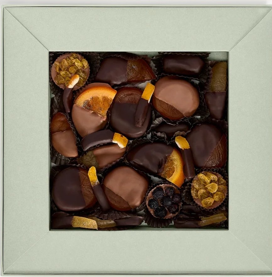 ChrisBaronSmit1's tweet photo. OMG! Introducing Meghan’s Treasures of the Orchard Chocolate Covered Fruit Gift Box. This looks absolutely delicious 😋 

Now available on As ever

https://t.co/2JLwFmqkvU https://t.co/V814x4adKF