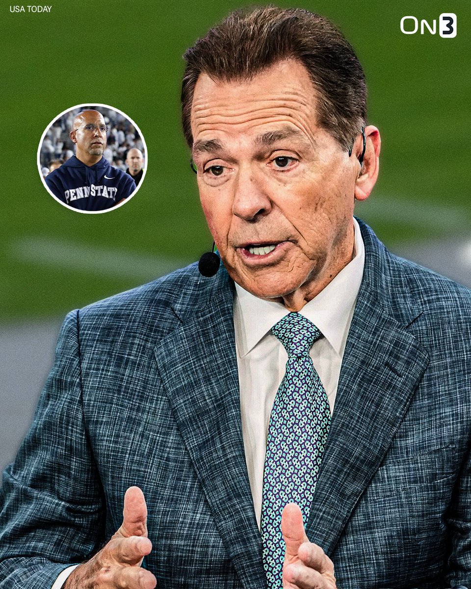 On3's tweet photo. NEW: Nick Saban on NIL and boosters causing more head coach firings in College Football:

"The cause and effect of paying players is we’re raising money from alumni who now think they should have a say in what happens, and that’s why 33 coaches got fired last year."

(via @TheoVon) 

https://t.co/E6BBvbreYI