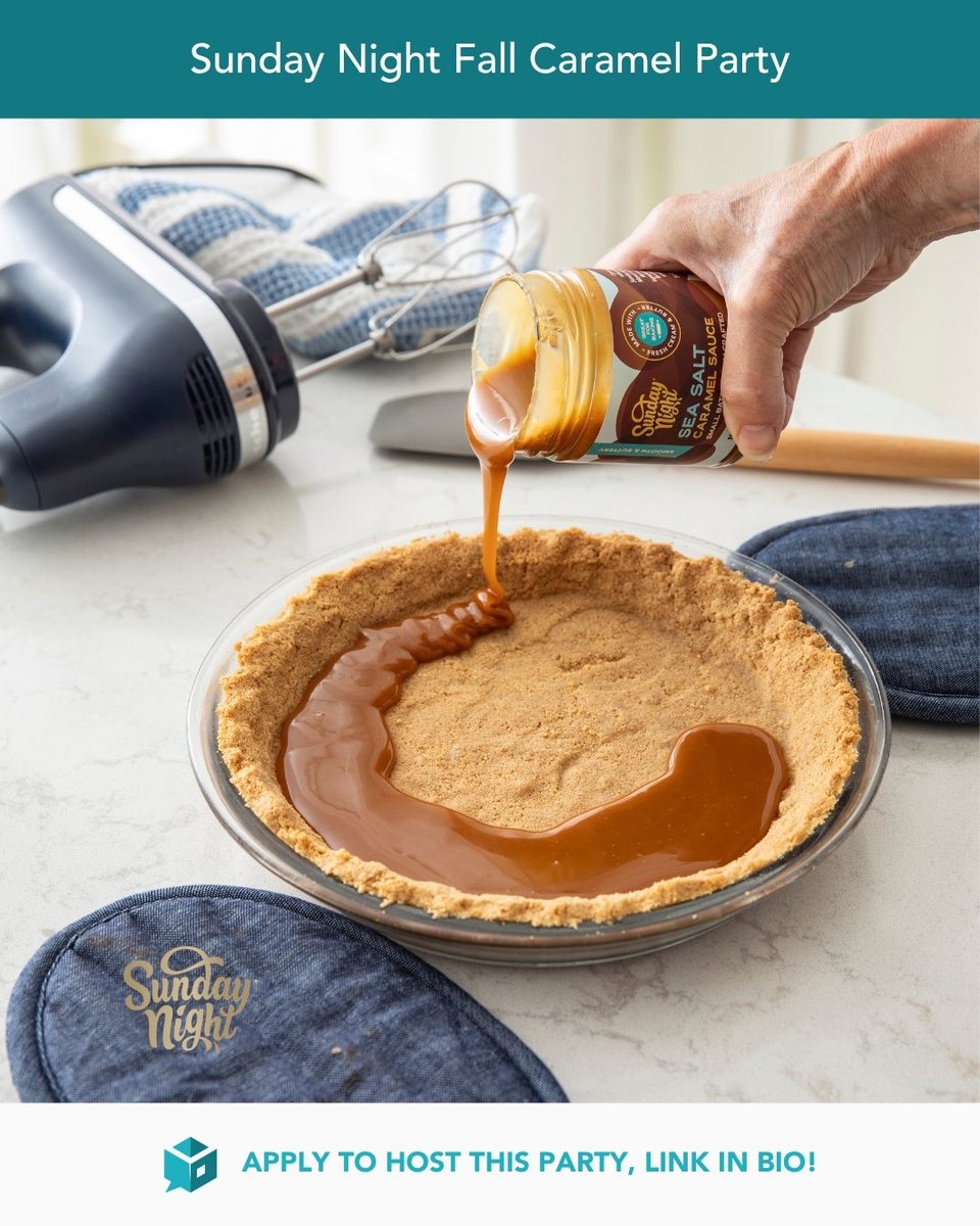 Tryazon's tweet photo. 🍎🍂 Sweeten up fall with Sunday Night Foods Sea Salt Caramel Sauce! 🤎
Perfect for apples, fall treats, cozy drinks &amp; more!

🎉 100 hosts will receive a Sunday Night Foods party pack to sample &amp; share.

📲 Apply: https://t.co/WrQKtqQbcs
#Tryazon #SundayNightFoods https://t.co/TjLJ2yC5sF