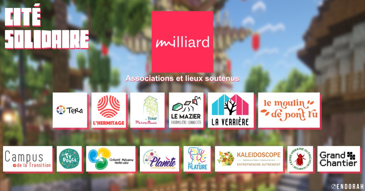 cite_solidaire's tweet photo. 🚨LA CITÉ SOLIDAIRE ARRIVE🚨

📅16-18 oct : 4 équipes de streamers vont s’affronter dans une Cité.

Les dons iront à plusieurs lieux et associations soutenus par Opération Milliard… et certains paliers de dons auront des conséquences en jeu. 👀

Mais qui sont-ils ?⏬ https://t.co/OiWodTLB69