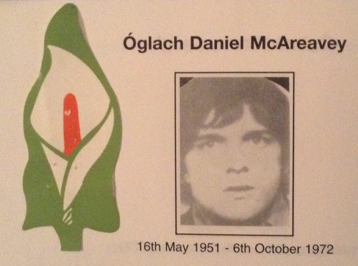 NGABelfast's tweet photo. Óglach Daniel McAreavey, died 6/10/1972. Fuair sé bás ar son saoirse na hÉireann https://t.co/9f5zfpknHJ