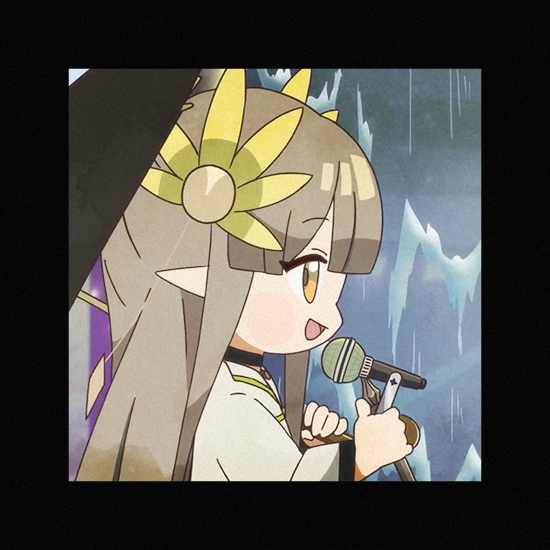 _wIshescoalesce's tweet photo. Tapping at the top of the mic twice, then raising it to her lips.

❝ㅤSay wowie ~ㅤ❞ https://t.co/mv3QSz96KY