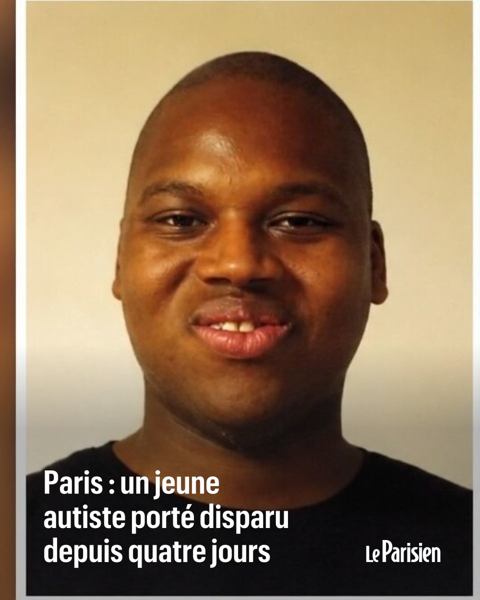 leparisien_fdiv's tweet photo. Paris : un jeune autiste porté disparu depuis quatre jours
➡️ https://t.co/82983Y3350 https://t.co/SZMZFA4qDR