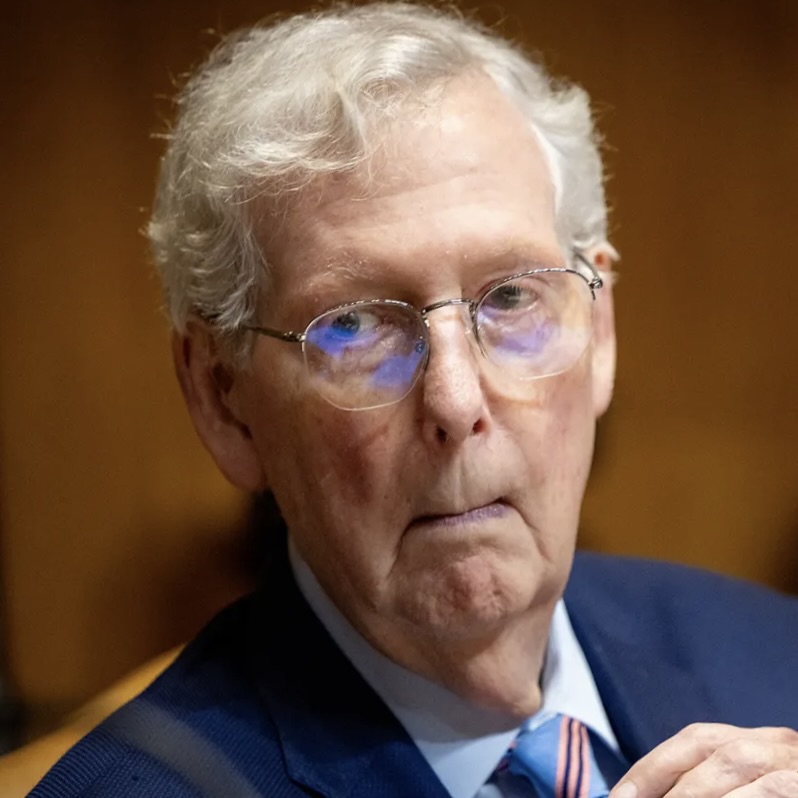 anyonewantchips's tweet photo. The people who went completely batshit when Joe Biden fumbled a debate - are freakishly silent when Mitch McConnell can't say a single word. https://t.co/Rm4h0OVLnM