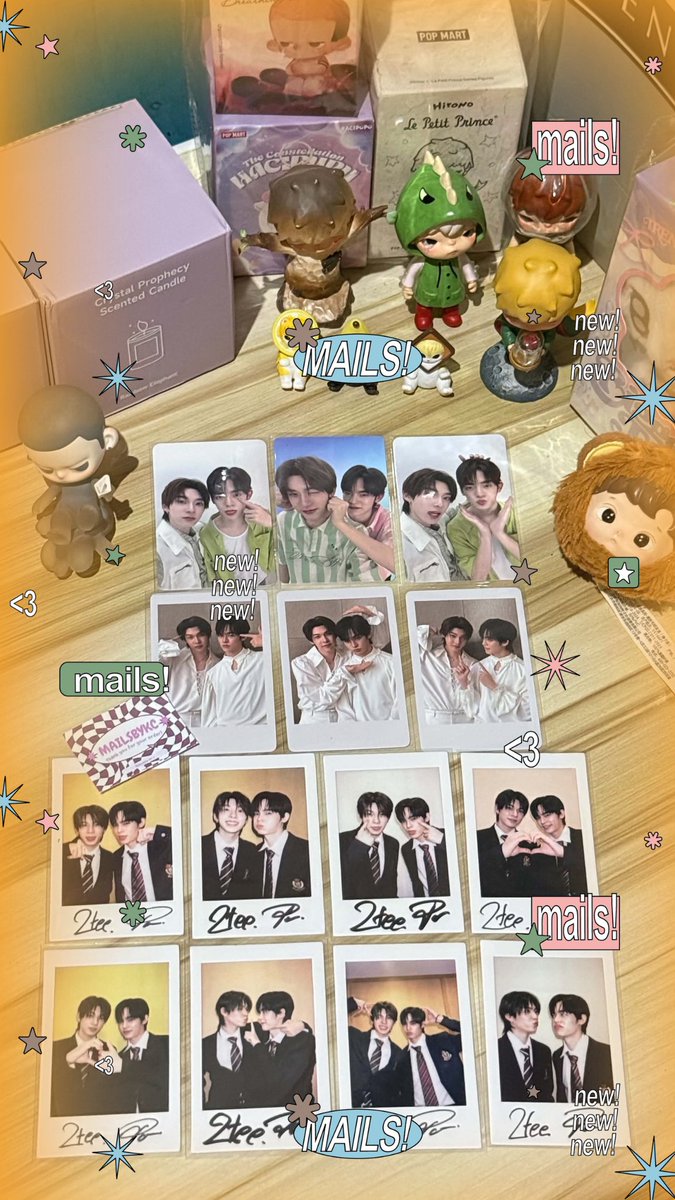 pteeporpich's tweet photo. 𑣲⋆ #reg_mail ꒱ !

my teeteepor photocards arrived 
— thank u sm @khunpip ★ #mailsbykc https://t.co/MNLyaX4soy