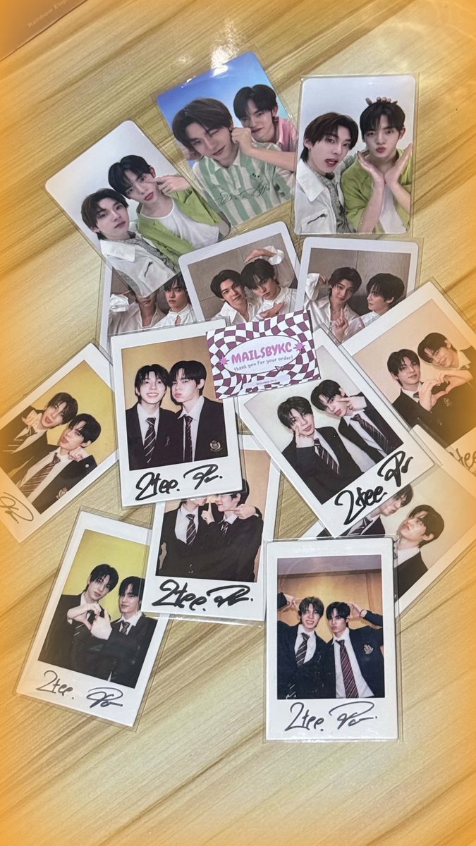 pteeporpich's tweet photo. 𑣲⋆ #reg_mail ꒱ !

my teeteepor photocards arrived 
— thank u sm @khunpip ★ #mailsbykc https://t.co/MNLyaX4soy