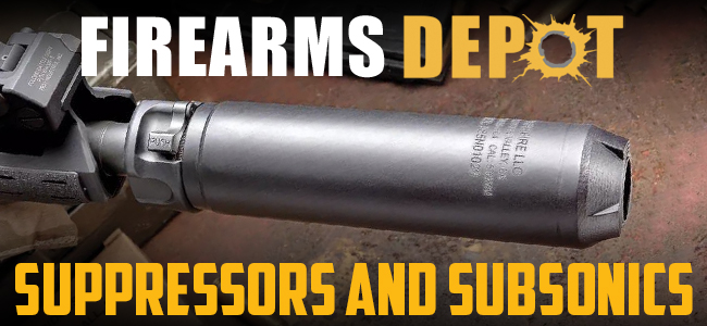 Firearms_Depot's tweet photo. 🎯 Suppressors + subsonic ammo — now's the best time with lightning fast approvals. Load up on both, in stock and ready to ship from Firearms Depot. 🔫

#Suppressors #Subsonic #NFA #FirearmsDepot #AmmoDeals https://t.co/5wL2luWOnB