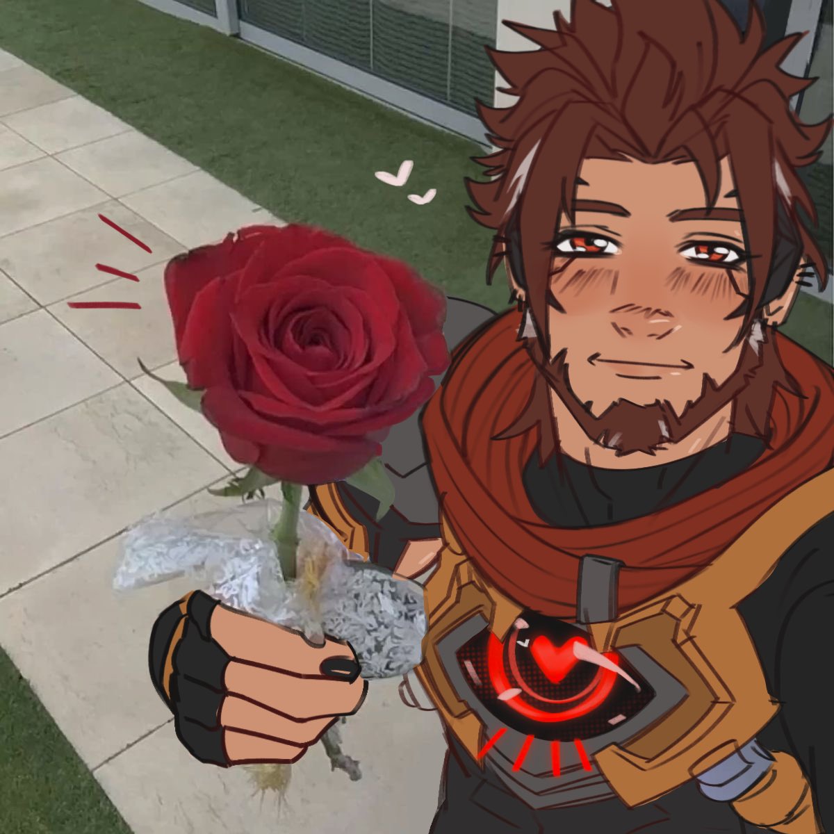 g0zdetalksz's tweet photo. Drives done energy drained okay who gaf here is an emre holding a rose drawing made in like 30 mins https://t.co/3uuxHsQs0J
