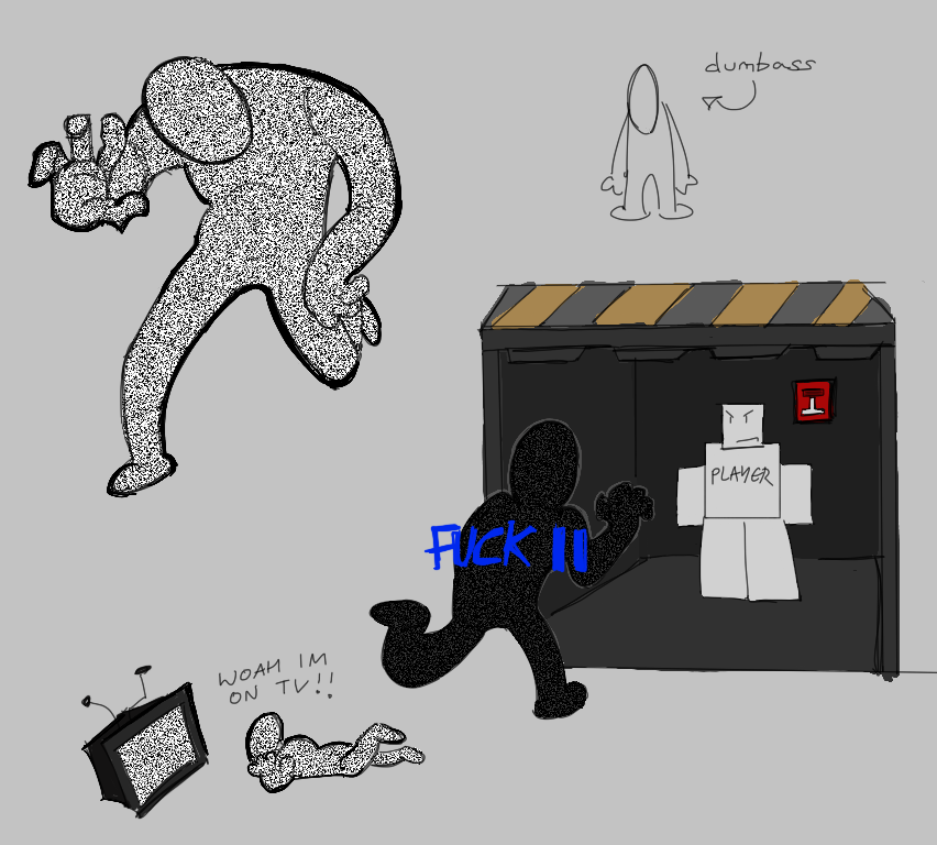dudeswag87's tweet photo. random noise stuff because fun to draw #robloxdoors #doors #thestairwell #doorsnoise #noisethestairwell #noise https://t.co/aZOBjGnTlw