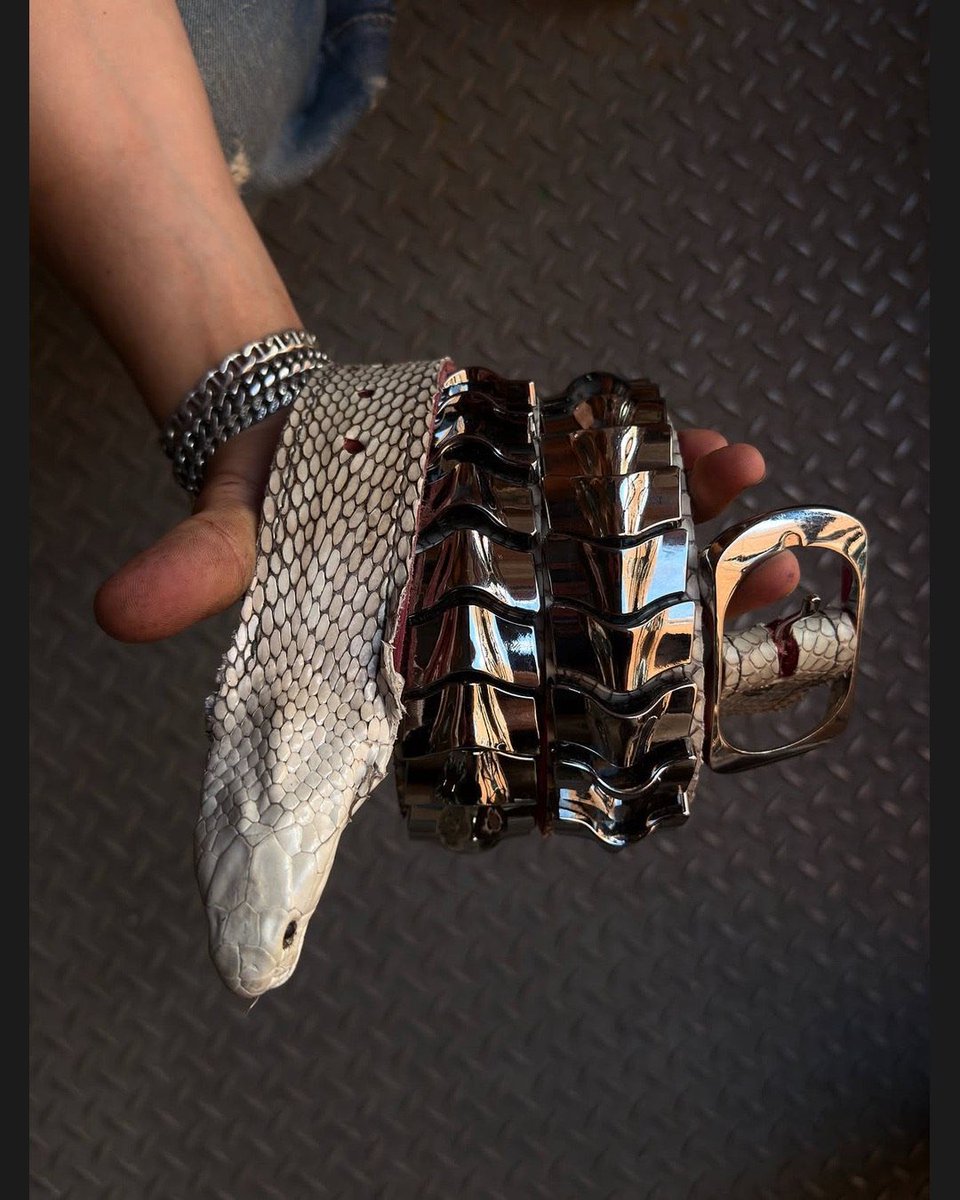 yazzxv's tweet photo. these are currently one of the hardest snake head belt you see rn https://t.co/WNRdYCHinx