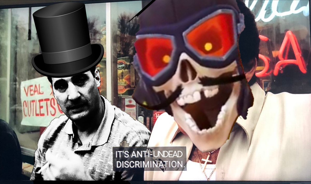 BONEYBOMBER's tweet photo. AT FAIRFAX INDUSTRIES, WE BELIEVE THAT ALL SHOULD BE FAIR! AS AN UNDEAD INDIVIDUAL MYSELF, I BELIEVE IN JUSTICE FOR THE SINCLAIRS! 
#ISTANDWITHSINCLAIR
#DISCRIMINATED #UNDEAD https://t.co/j7lonLAr9d