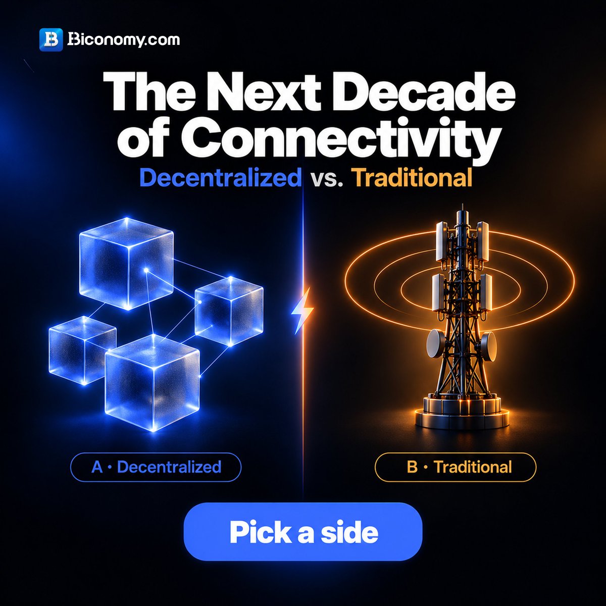 BiconomyCom's tweet photo. 🌐 Who will power the next era of connectivity?

Decentralized Infrastructure
or
Traditional Networks?

$INF8 is betting on a more decentralized future — connecting infrastructure, communities and real-world applications.

Which model do you think wins the next decade? 👀

🎁 200 USDT in $INF8 · 20 Winners

✅ Follow @BiconomyCom + @INF8TY
✅ Like + RT
✅ Quote your side + Biconomy UID

⏰ Ends Oct 9, 23:59 UTC

#BiconomyCom #INF8 #DePIN #Crypto