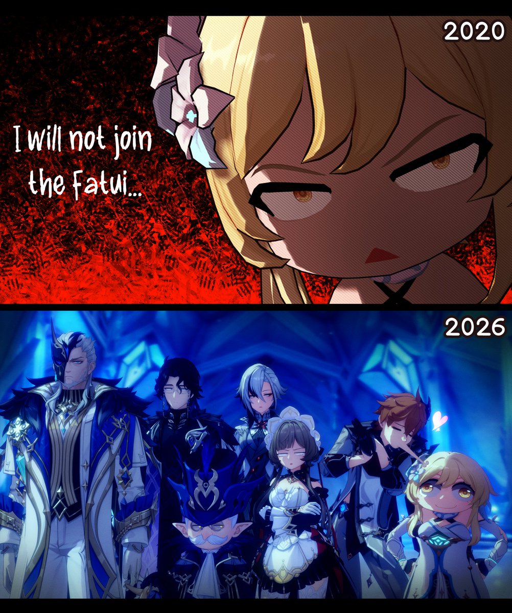 LittleRedhoodd's tweet photo. then and now

#GenshinImpact #Genshin https://t.co/lci1fdIRn2