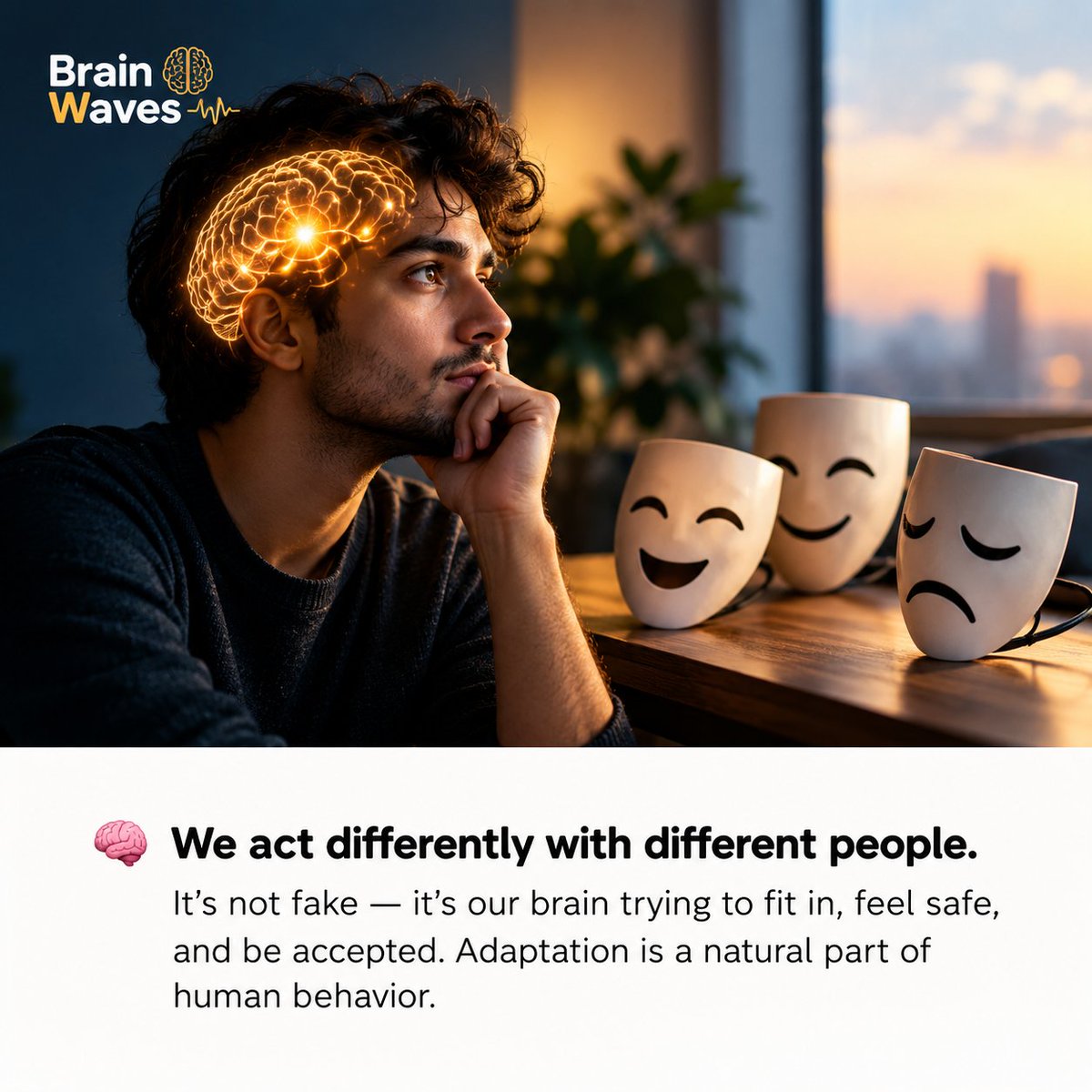 Brainwaves360's tweet photo. Adaptation is a natural part of human behavior. https://t.co/Nihz58uKcG