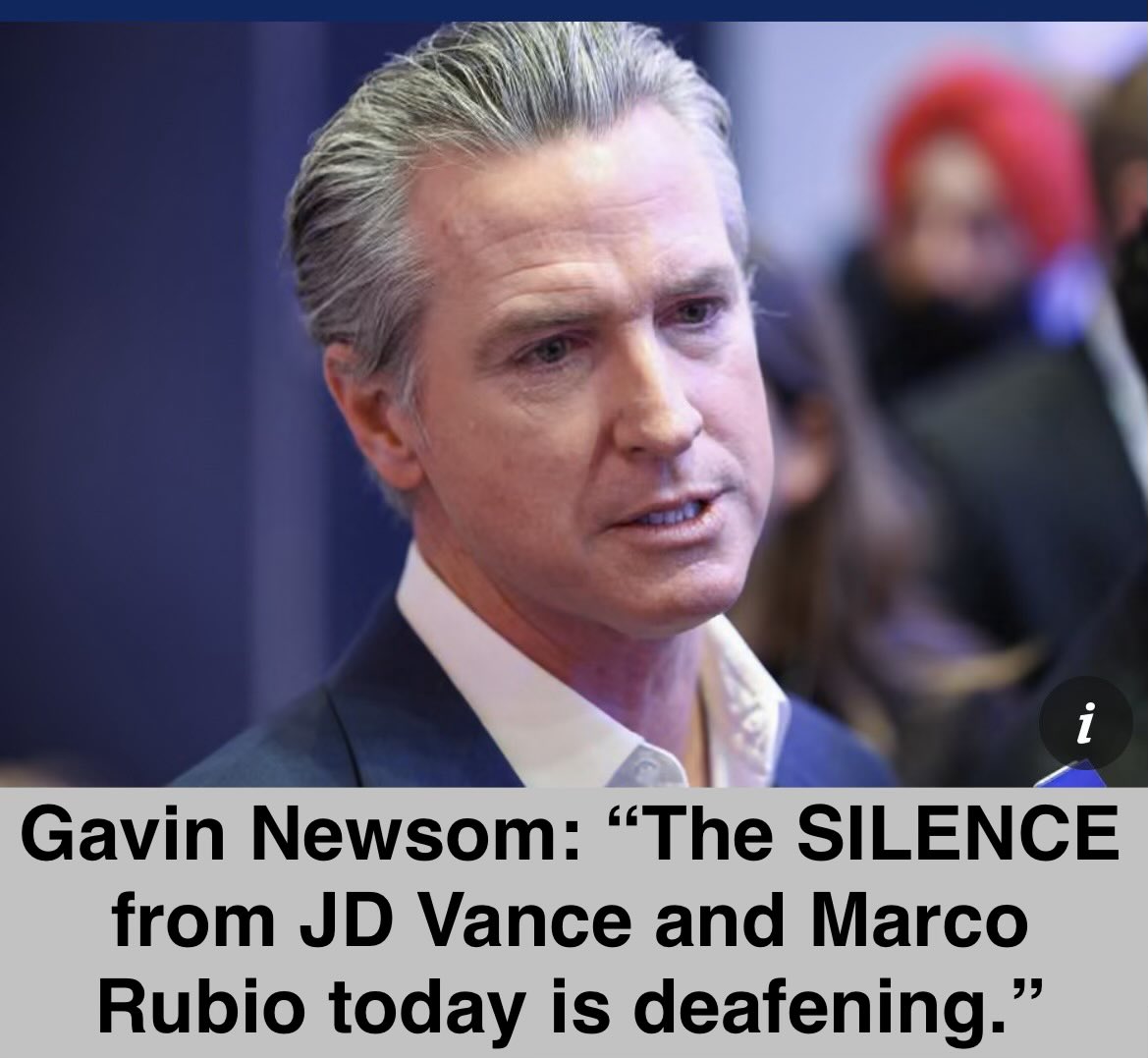 bluhue123's tweet photo. Raise your hand ✋ if you stand with Gavin Newsom against the Madman https://t.co/UHGmWFMESS