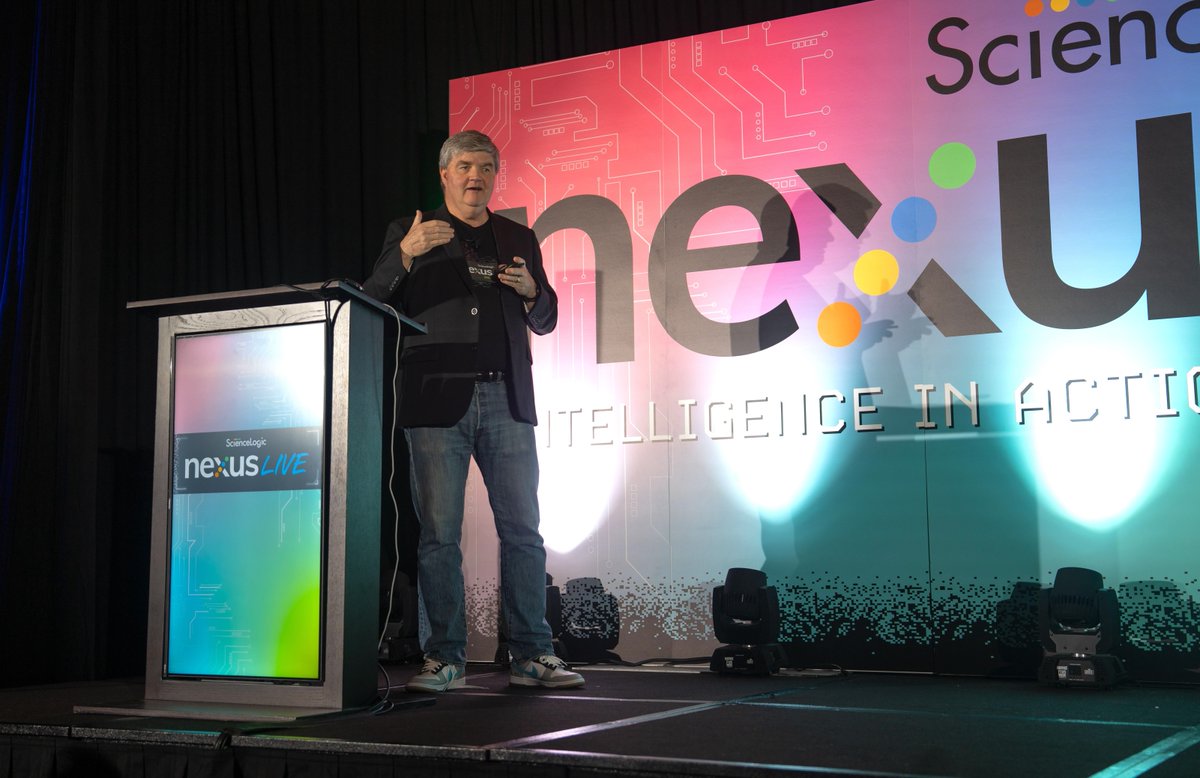 ScienceLogic's tweet photo. #NexusLive2026 is underway!

This morning, ScienceLogic’s Dave Link and Michael Nappi shared what’s next for AI-driven ITOps, while CloudWave’s Tina Brown explored how automation and predictive intelligence can help transform healthcare IT.

🔗 Learn more: https://t.co/9SlwGUR7C1 https://t.co/4le7Idrw5M