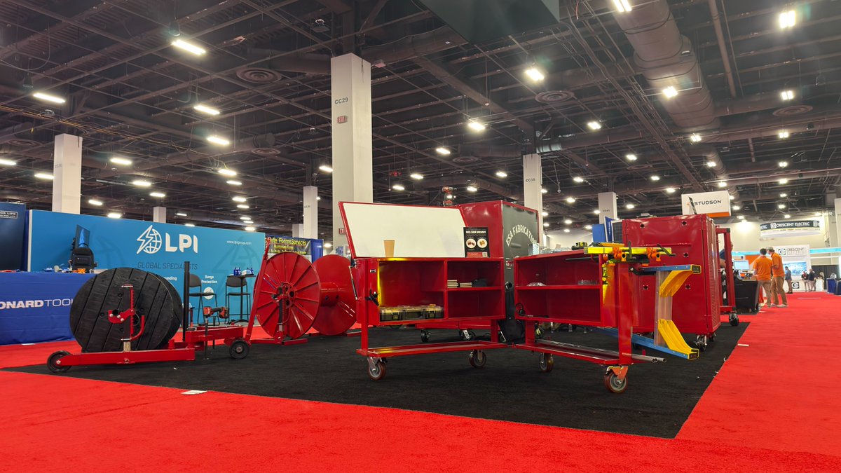 ESAFabrication's tweet photo. NECA 2026 is happening now, and we’re here in Las Vegas!

Have a project, jobsite challenge, or equipment question you want to run by us? Bring it to booth #5118!

#NECA26 https://t.co/PXyHOu8Eb3