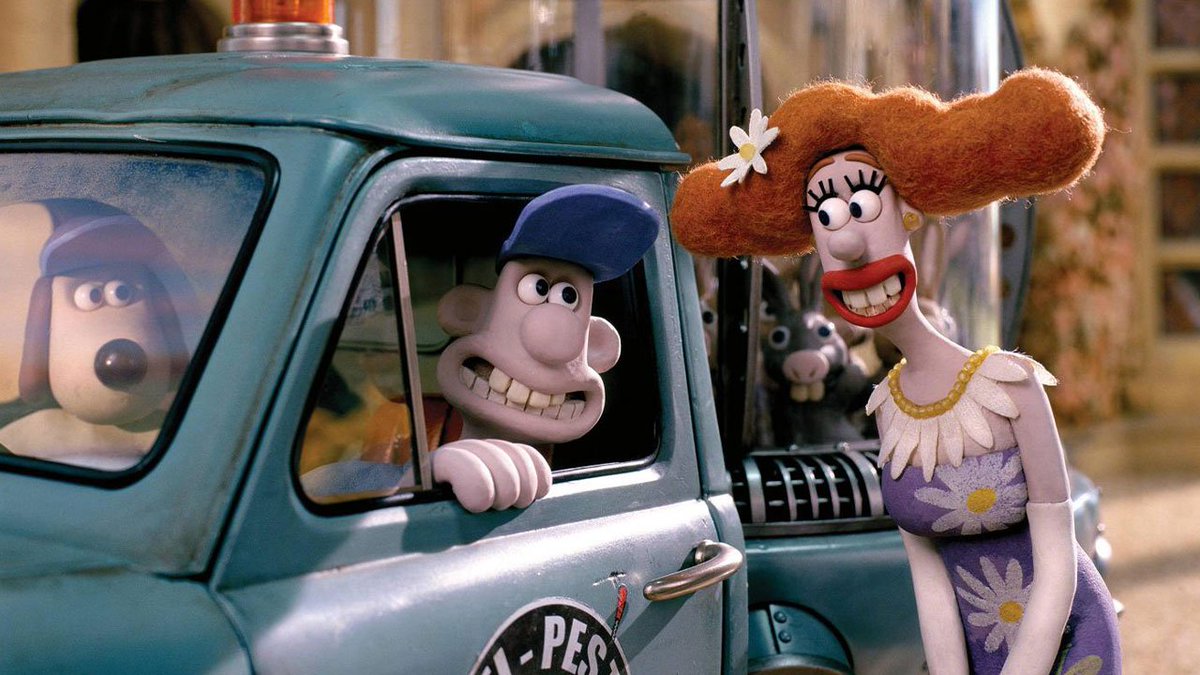Cartoonhistory2's tweet photo. 21 years ago today, ‘Wallace &amp; Gromit: The Curse of the Were-Rabbit’ released in theaters (except the UK). https://t.co/aZFEF41SIj