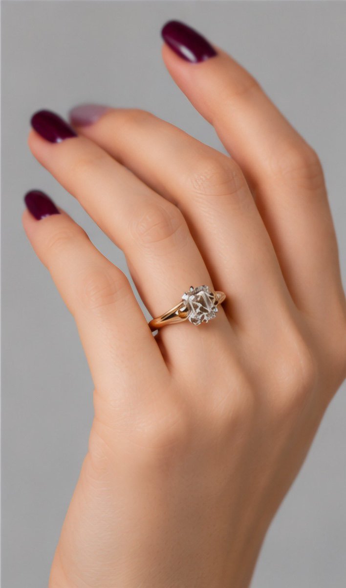 AshbourneRings's tweet photo. Ashbourn Atelier’s emerald‑cut diamond in gold Classic elegance among purple petals. https://t.co/j2HFh88gqT