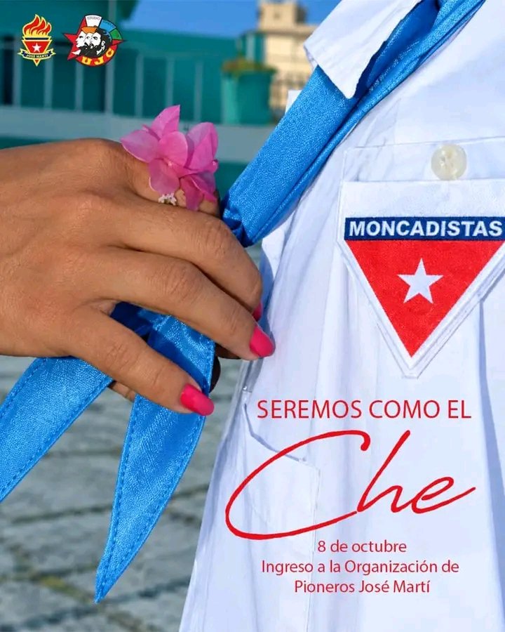 MaiteEscobarRi1's tweet photo. Acto de Ingreso a la #OPJM 
#OpjmCuba
#CubaEstáFirme 
#LasTunas https://t.co/84ijl9z35c