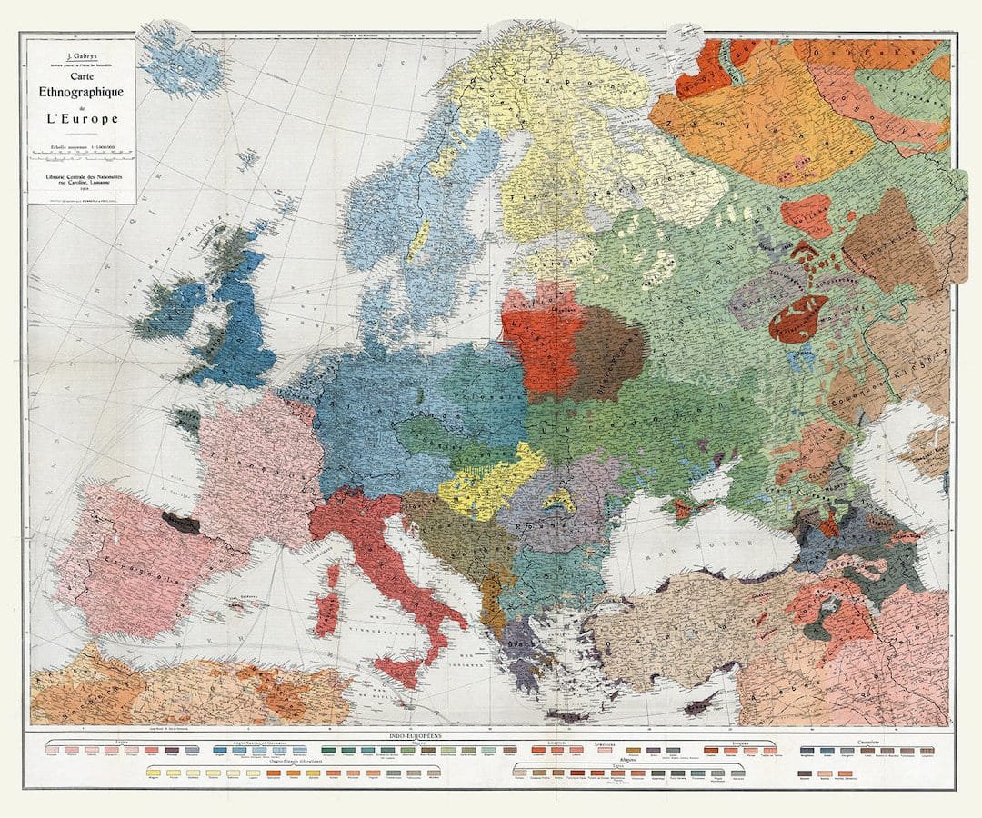 avmrom_09's tweet photo. Carte ethnographique de l'Europe (1918) https://t.co/syyMdGnHk6
