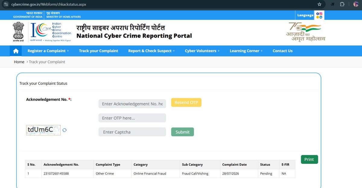 1andonlyvikas's tweet photo. @pratapgarhpol @igrangealld @Uppolice @dgpup @ADGZonPrayagraj @cyberpolice_up @pratapgarhpol Kindly look into this, because this is pending from 2 month. https://t.co/cL1HZ6joO6