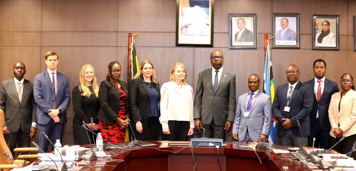 henrymusasizi1's tweet photo. I welcomed the new Head of Iceland Mission to Uganda Katrín Einarsdóttir and also thanked the Government of Iceland for the support extended to Uganda over the years in the districts of Kalangala, Buikwe and Namayingo.

During the meeting, The Iceland Head of Mission in Kampala made the revelation about the resumption of the cooperation 

The Government of Iceland has approved a grant of USD 8 million to support infrastructure development in the three districts of Namayingo,Kwania and Amolatar especially in the areas of education (construction of schools), water and sanitation for the period 2026-2028.
 
Uganda has clearly defined what it wants to be in the next 15 years through the tenfold growth strategy. Iceland is welcome to support the anchor sectors of the economy - ATMS and their enablers.

I urged them to attract foreign direct investments and tourists, support value addition and innovations. Promote Uganda as the best investment destination.

The Iceland Head of Mission who was accompanied by her Deputy and other officials said Iceland is ready to continue promoting Uganda and supporting future generations through education.