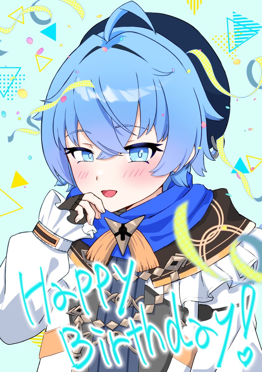 nemune222's tweet photo. エドガーきゅんお誕生日おめでとう💙🎊🎉🎉
#NTE #エドガー https://t.co/ysPINsjoCB