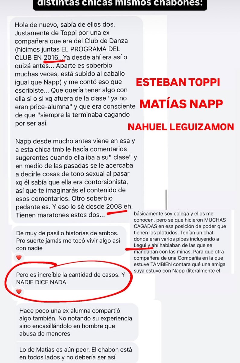 updateargs's tweet photo. Testimonios contra los acusados y + nombres de los involucrados👇🏼 https://t.co/T2Bi8GjUNJ
