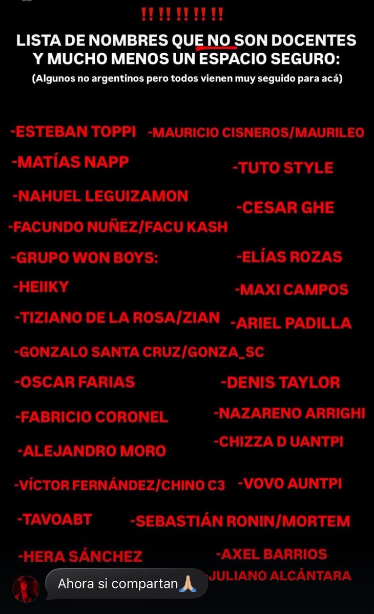 updateargs's tweet photo. Testimonios contra los acusados y + nombres de los involucrados👇🏼 https://t.co/T2Bi8GjUNJ