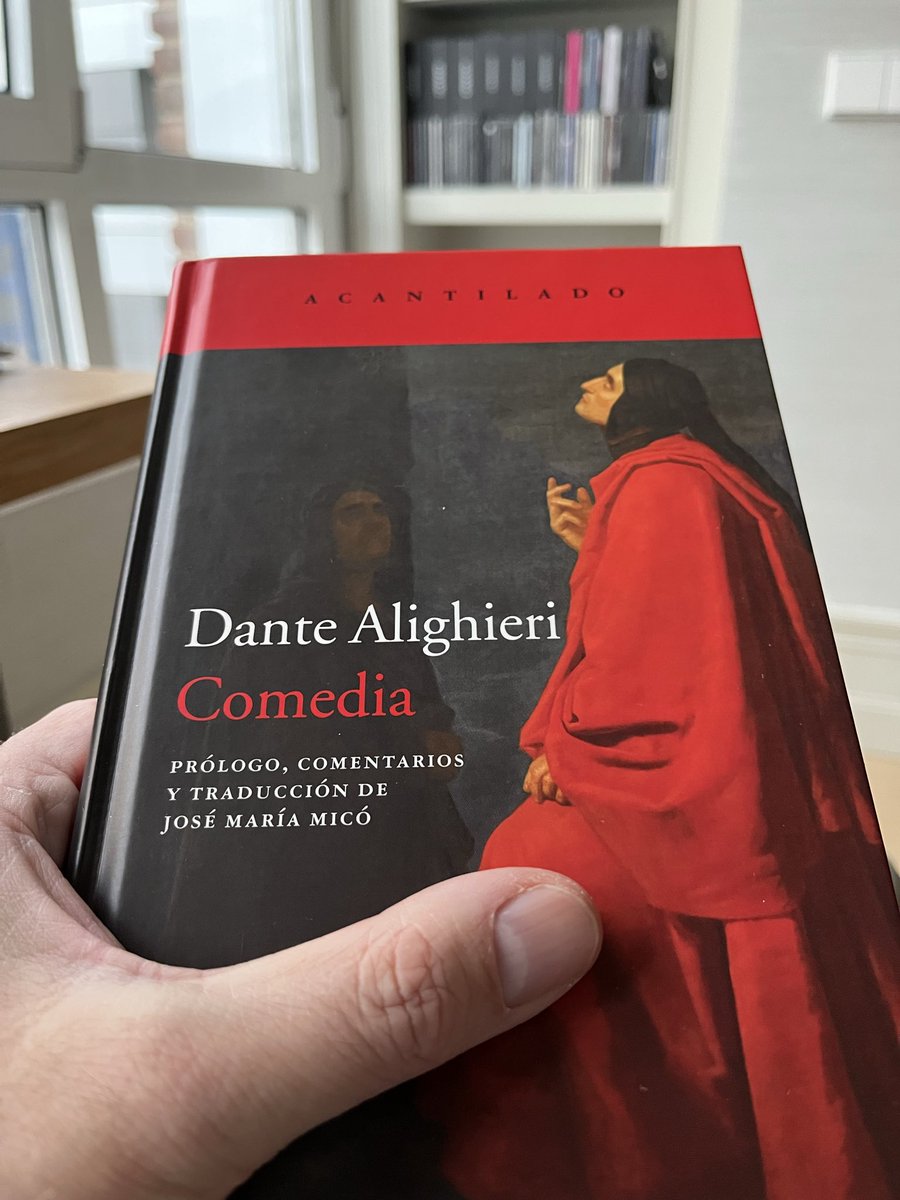 lgonzalez203's tweet photo. Esta edición es una absoluta maravilla. Gracias @Acantilado1999. La #Comedia de #Dante, con aparato crítico en cada canto es una gozada. https://t.co/cOFuI6sVWZ