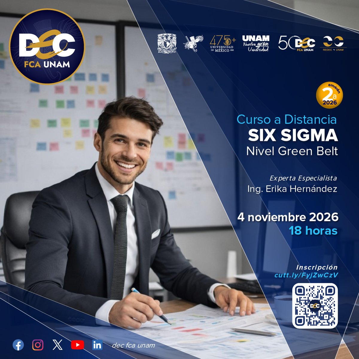 decfca's tweet photo. Curso a distancia Six Sigma
📝 Inscríbete: https://t.co/9zUA6CbMY4
🔎 Para mayores informes: https://t.co/rurg3fHUcs
#SixSigma #LeanSixSigma #MejoraContinua #GestiónDeProcesos #Calidad #LeanManufacturing #ControlEstadístico #SPC #AnálisisDeDatos #GestiónDeLaCalidad https://t.co/m1SU2tthSy