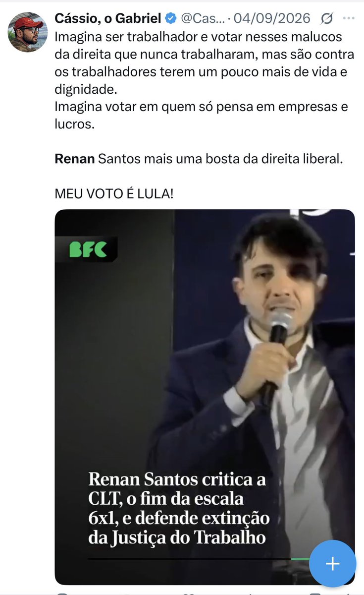 weighsteer's tweet photo. @CassioGabrielx Ei eleitores do Renan que tem o voto útil pra esse cara, esse é ele https://t.co/GgyL2UC87v