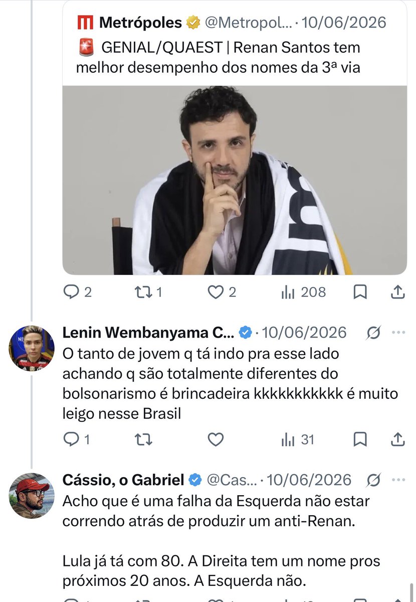 weighsteer's tweet photo. @CassioGabrielx Ei eleitores do Renan que tem o voto útil pra esse cara, esse é ele https://t.co/GgyL2UC87v