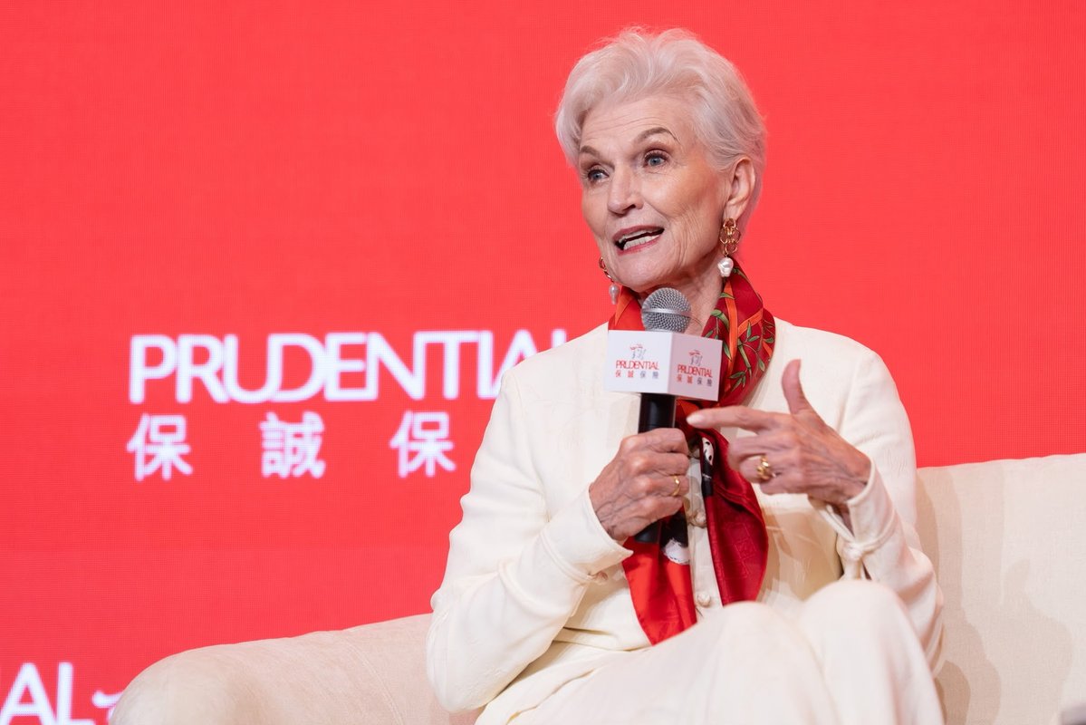 mayemusk's tweet photo. Thank you @Prudential_hk for inviting me to Hongkong to talk about my new book. It was such a pleasure meeting you all.
TIMELESS- The Art of Reinvention and Resilience at Any Age 📕 
 https://t.co/ZW0fxaYeMa 
#ItsGreatToBe78 https://t.co/SGTi55ANHa