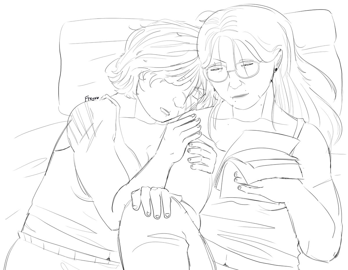vvalkkei's tweet photo. #greysamweek2026 - day 3: comfort
just a sketch for today :) maybe ill come back to this one day and finish it
#greysam #codz #callofduty #samanthamaxis #elizabethgrey https://t.co/0wgFwuqUdI