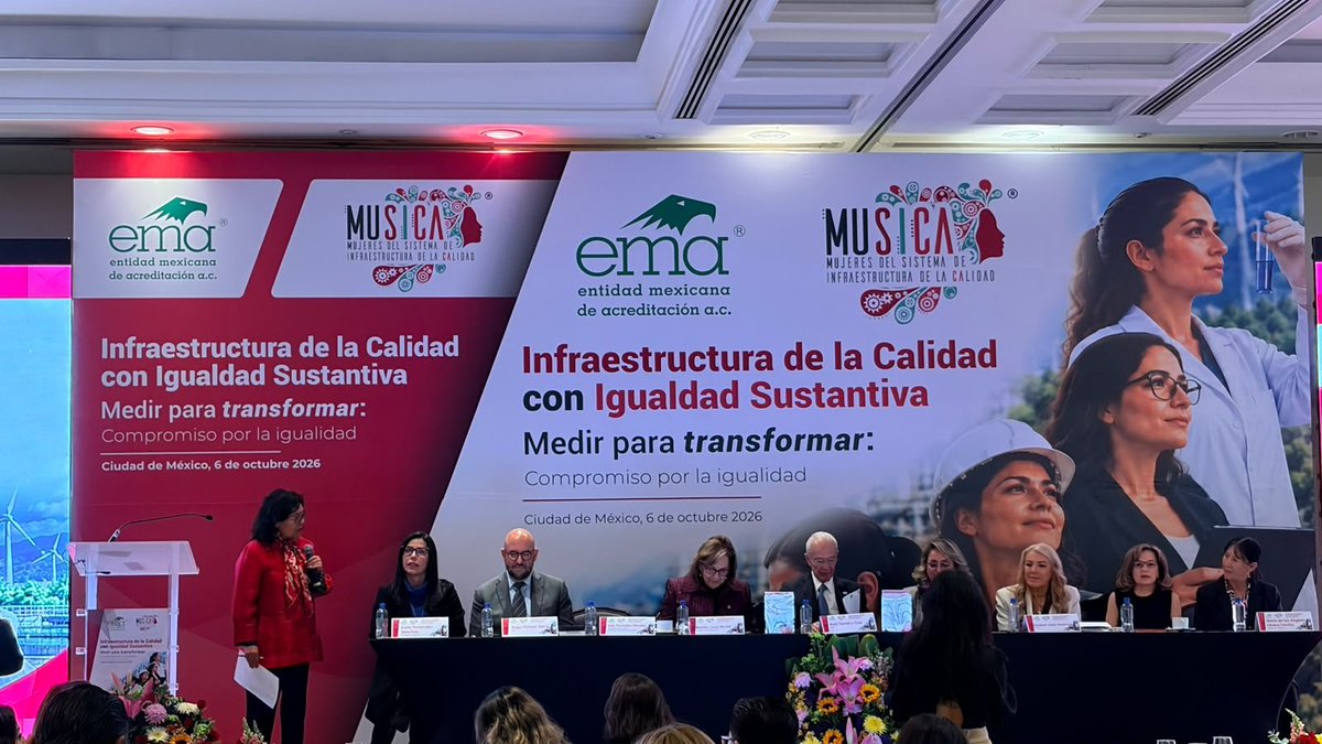 CANAINCA's tweet photo. Acudimos al evento organizado por @mujeres_snic  y la @ema_ac, para establecer el compromiso por la igualdad por medio del Sistema de  Infraestructura de la Calidad con Igualdad Sustantiva, con la participación de Andrea Genoveva Solano Rendor @andreasolanor  Jefa de la Unidad Normatividad Competitividad y Competencia de la @SE_mx y Martha Lucia Micher @MaluMicher Senadora de la República y Presidenta de la Comisión para la Igualdad de Género

Ahora, no sólo es difundir y crear consciencia, sino medir el progreso para transformar la igualdad entre hombres y mujeres y derribar todas los barreras que existen y que impiden las mismas oportunidades para las mujeres.