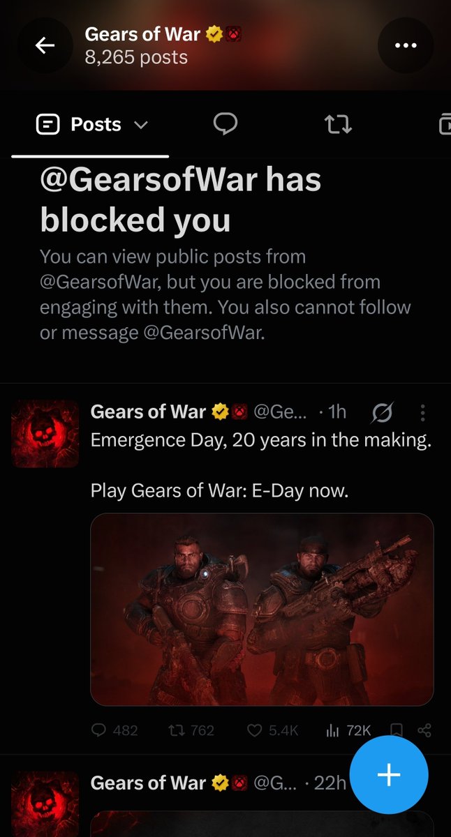 CyberVapor1978's tweet photo. Oh no, @GearsofWar blocked me after I shit on their Pedo flags. Someone needs to tell theses Troons that blocking doesn't do shit. #FuckWokeism https://t.co/j5dLJ1cY4o