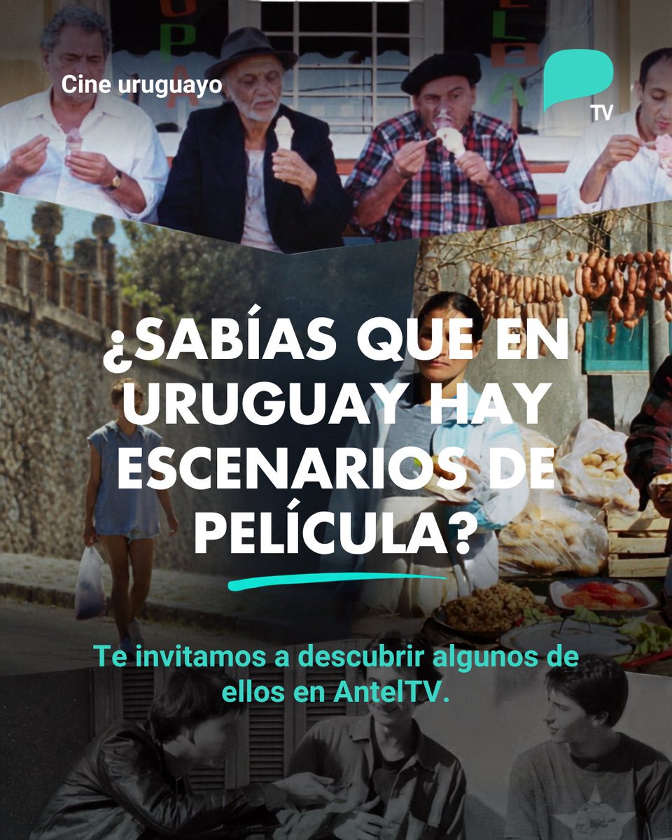 antel_tv's tweet photo. Uruguay también es escenario de grandes historias. 🇺🇾🎬
Recorré algunas de las locaciones que llegaron al cine y descubrí cuánto reconocés.
#CineUruguayo #AntelTV https://t.co/06tDrgaXyr