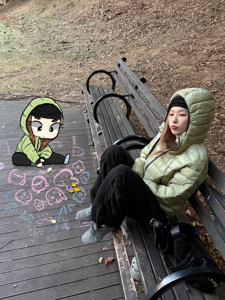 _BananaTaeng2_'s tweet photo. 🐻🐻 🖍️ https://t.co/yMeloumJRF