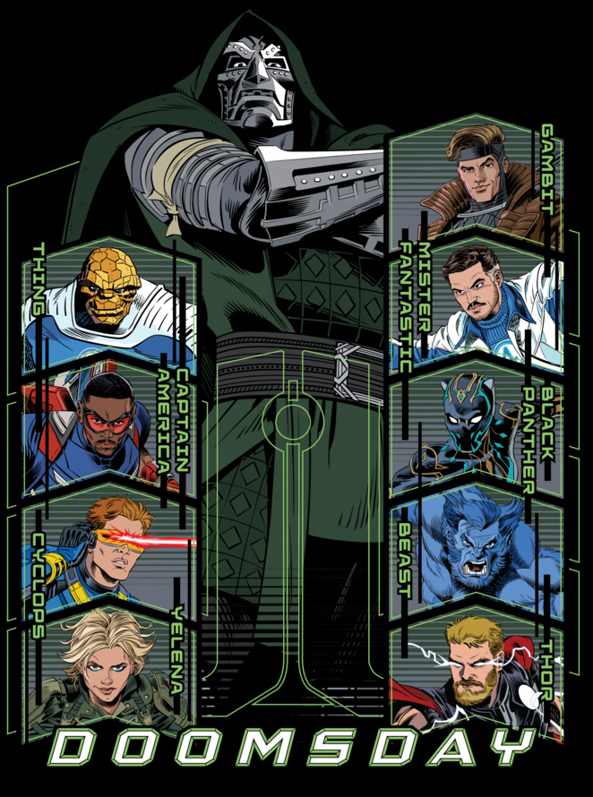 DoomArchive's tweet photo. New promo art for Avengers: Doomsday https://t.co/HQEnylgrwJ