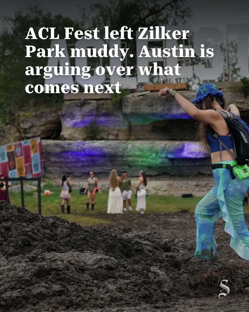 statesman's tweet photo. ACL Fest’s muddy aftermath at Zilker Park has become a political flashpoint, prompting concerns about the park’s health and criticism of Austin’s city government. Here’s what local voices say should happen next.
https://t.co/KOzmKrvFVl https://t.co/mZm5vUtr4y