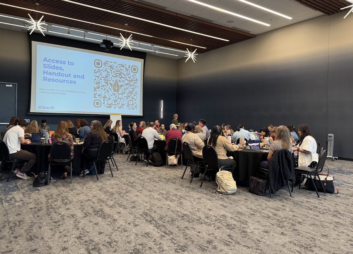 SolutionTree's tweet photo. There’s something powerful about a room full of educators united by one goal: helping every student experience success. 💙

Today in Irving, Texas, Julie Schmidt welcomed 41 educators from five states for two days of collaboration, learning, and meaningful conversations about improving special education outcomes.

From Illinois to New York, Oklahoma, South Carolina, and across Texas, educators are bringing their experiences, questions, and passion to the table.

#SpecialEducation #EducatorsTogether #StudentSuccess