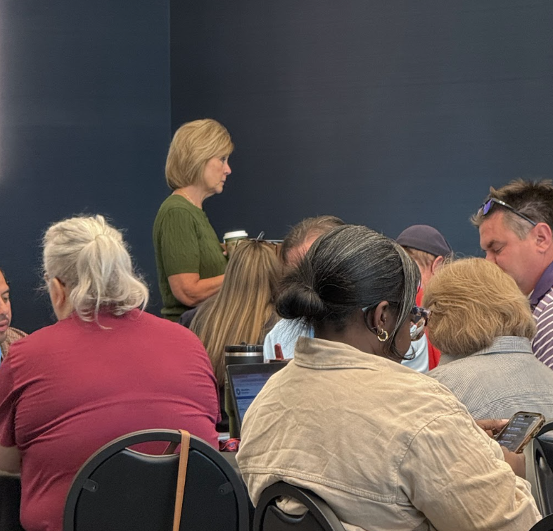 SolutionTree's tweet photo. There’s something powerful about a room full of educators united by one goal: helping every student experience success. 💙

Today in Irving, Texas, Julie Schmidt welcomed 41 educators from five states for two days of collaboration, learning, and meaningful conversations about improving special education outcomes.

From Illinois to New York, Oklahoma, South Carolina, and across Texas, educators are bringing their experiences, questions, and passion to the table.

#SpecialEducation #EducatorsTogether #StudentSuccess